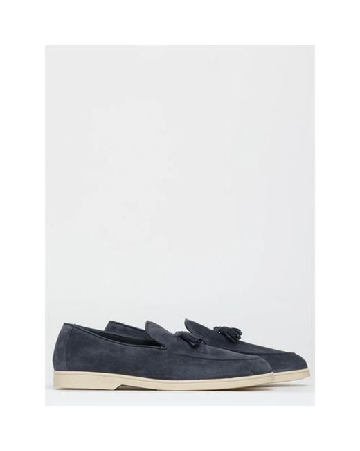 Doucal's Blue Loafers for men