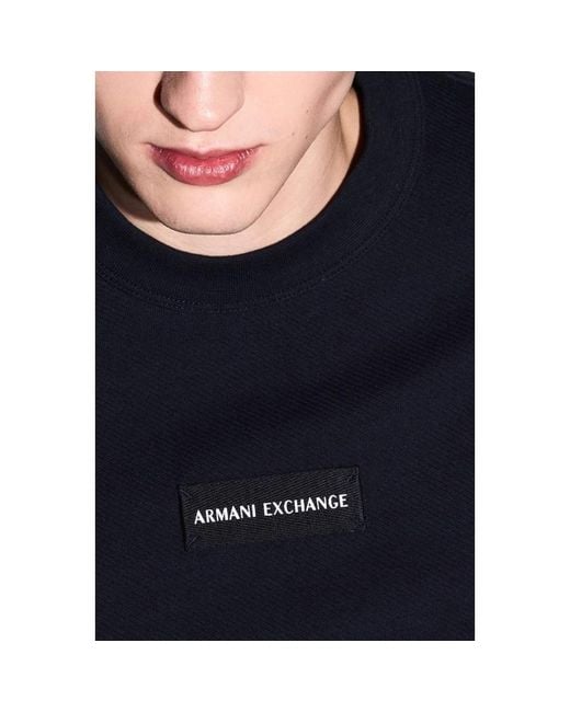 ARMANI EXCHANGE Blue Sweatshirts for men