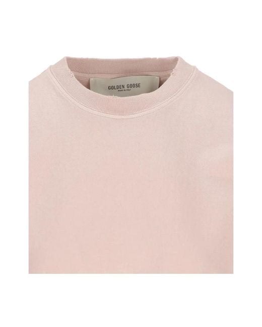 Golden Goose Deluxe Brand Pink T-Shirts