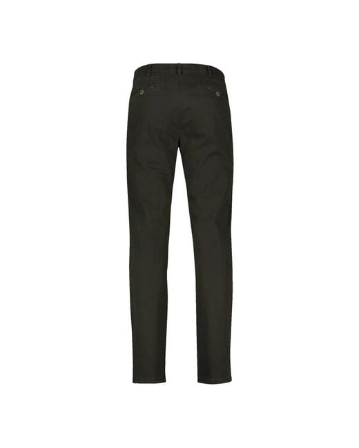 Meyer Black Slim-Fit Trousers for men