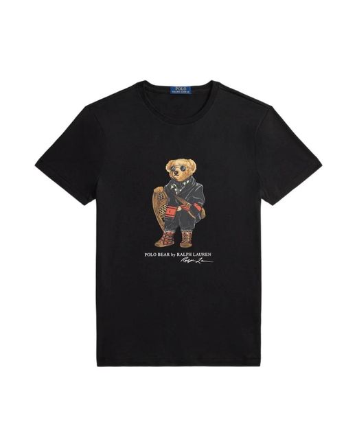 Polo Ralph Lauren Bear T-Shirt in het Black voor heren