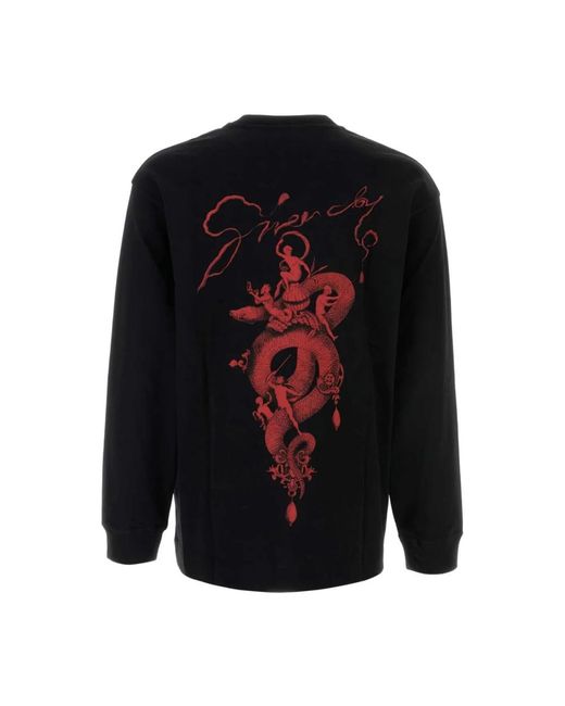 Givenchy Black Long Sleeve Tops for men