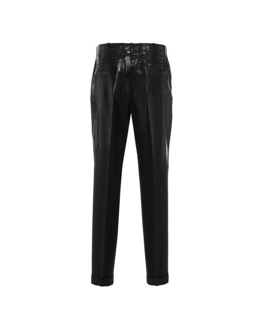 Maison Margiela Black Slim-Fit Trousers for men