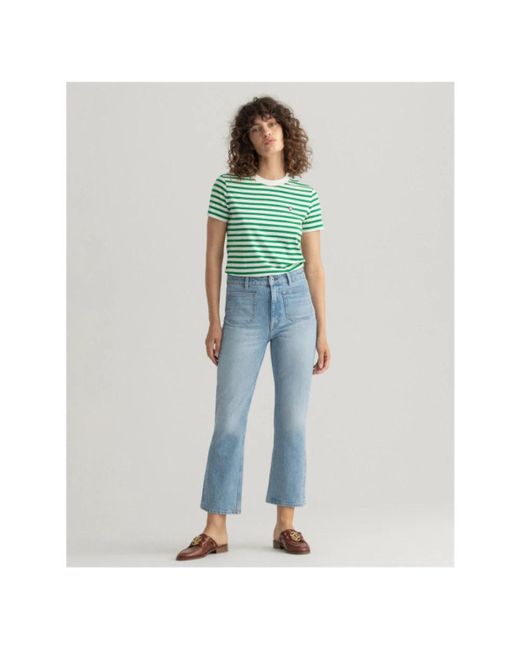 Gant Blue Cropped Jeans