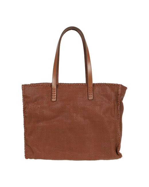 Dragon Diffusion Tote Bags in het Brown