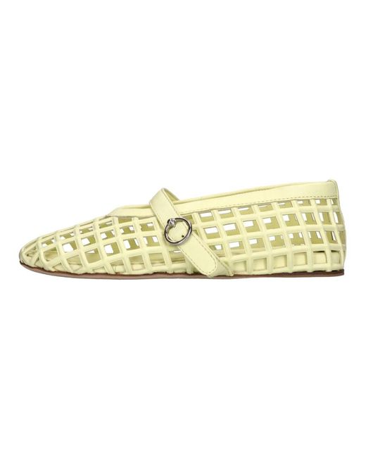 3Juin Yellow Ballerina Shoes