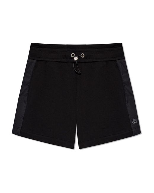 Moose Knuckles Black Short Shorts