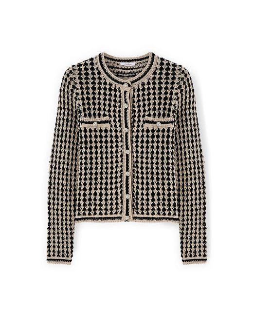 Cardigans mötivi de color Black