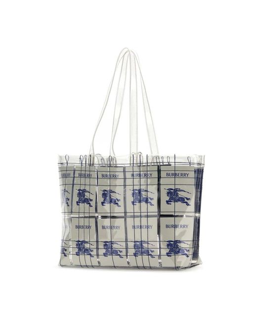 Burberry Gray Tote Bags for men