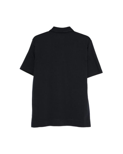 Lardini Black Polo Shirts for men