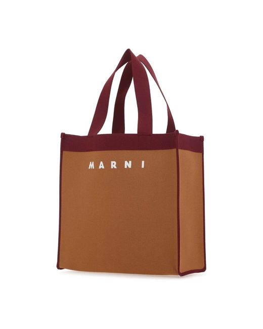Marni Brown Tote Bags