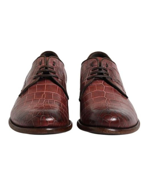 Dolce & Gabbana Red Dress Shoes for men