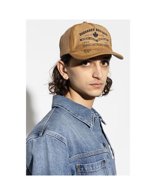 Caps di DSquared² in Natural da Uomo