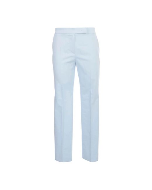 Trousers > straight trousers Max Mara en coloris Blue