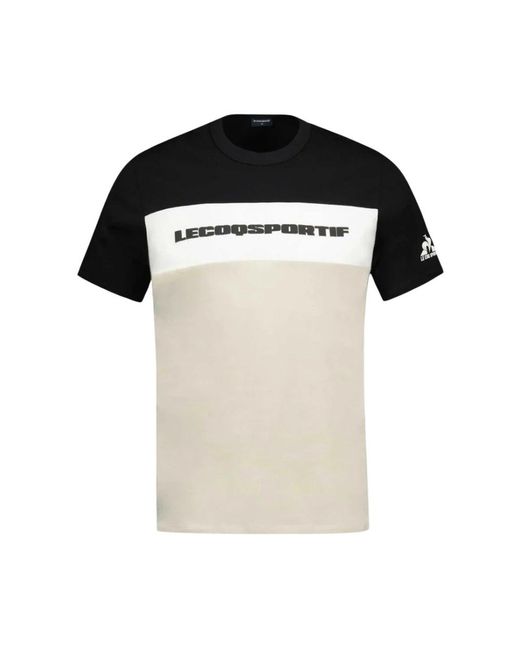 T-Shirts di Le Coq Sportif in Black da Uomo