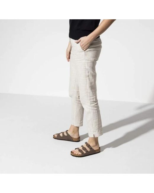 Birkenstock Brown Sliders