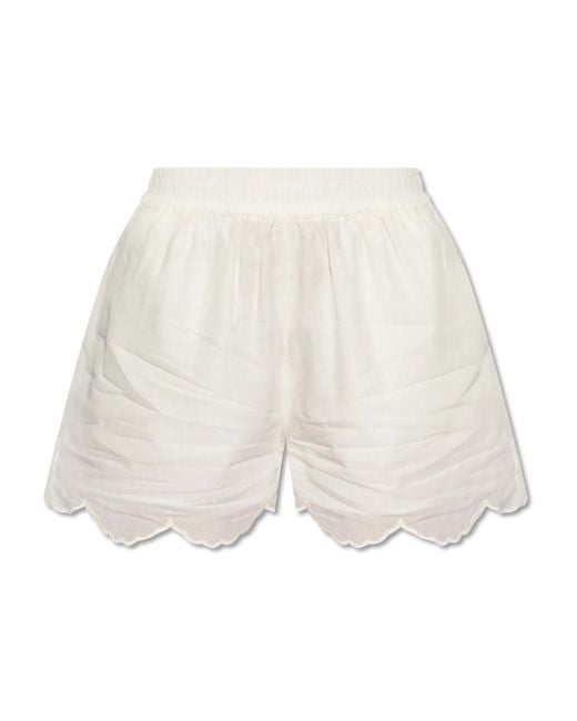 AllSaints White Etti shorts