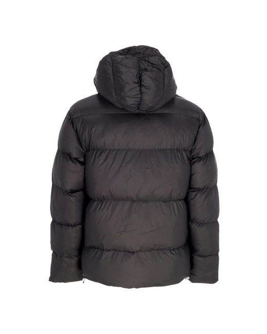 Octopus Jassen ,Zwart ,Polyester Zwarte Puff Jas Met Capuchon in het Black voor heren