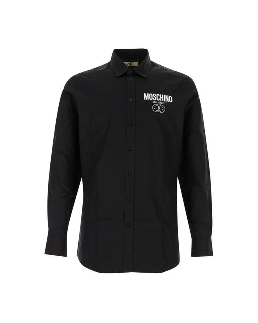 Casual Shirts Moschino de hombre de color Black