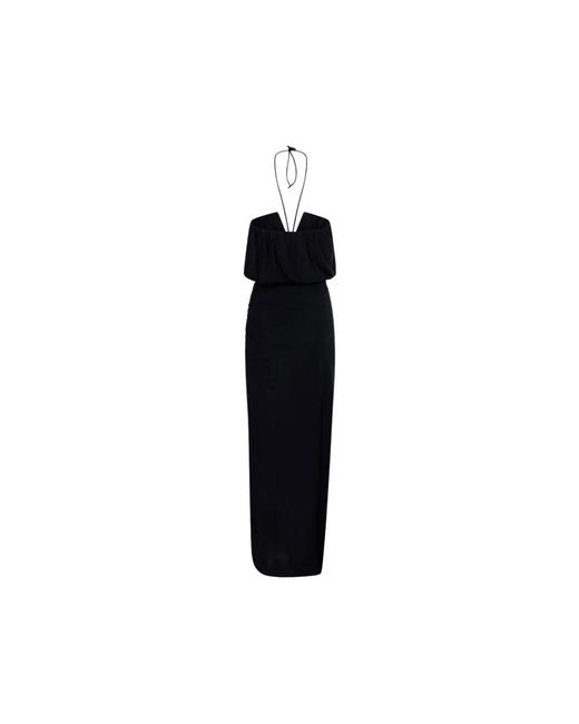Amazuìn Black Maxi Dresses