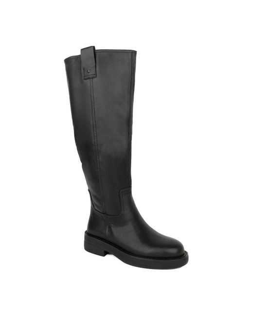 Linda Baumann Black High Boots