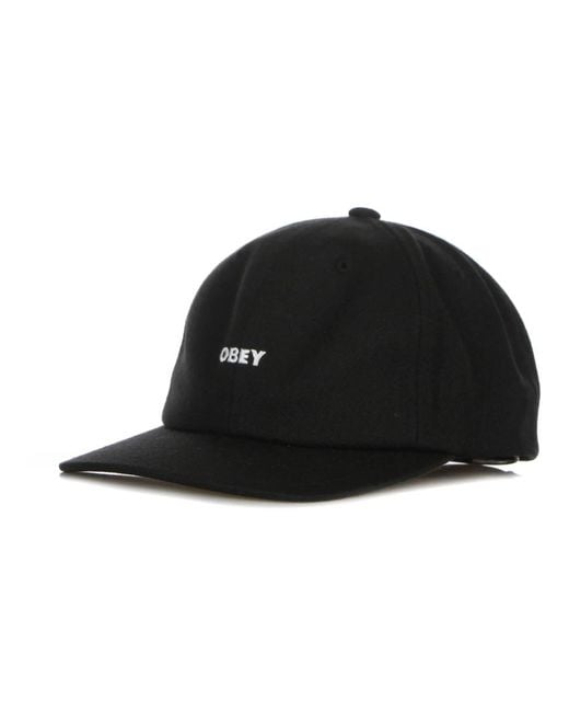 Caps di Obey in Black