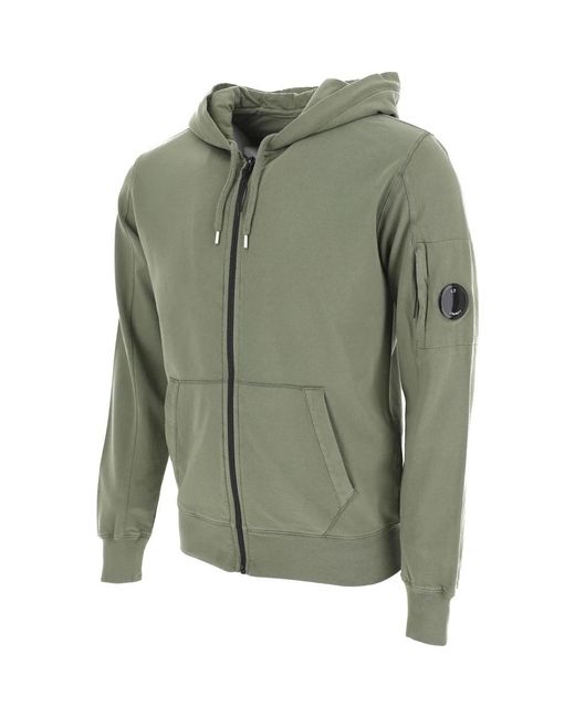 C P Company Green Zip-Throughs for men