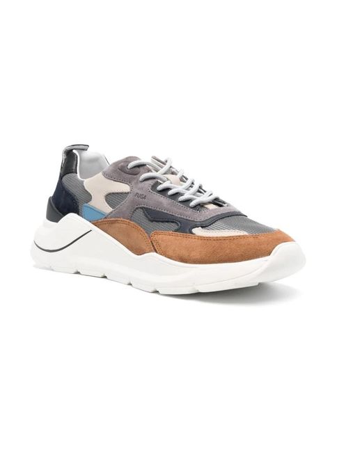 Date Blue Sneakers for men