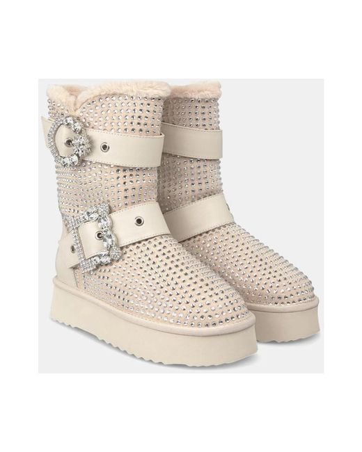 Alma En Pena. Natural Winter Boots