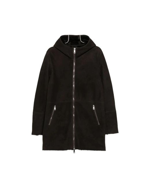 Giorgio Brato Black Parkas for men