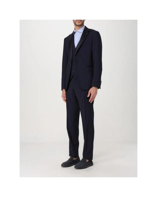 Single Breasted Suits Tagliatore de hombre de color Blue