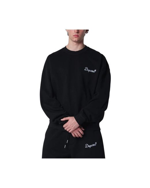 DSquared² Black Sweatshirts for men
