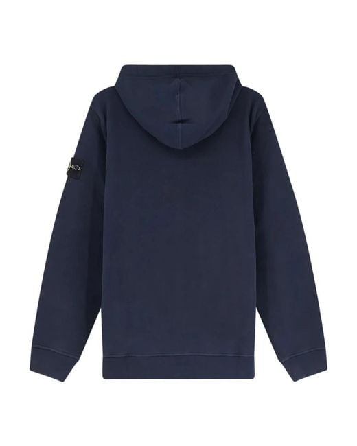 Stone Island Blue Zip-Throughs for men