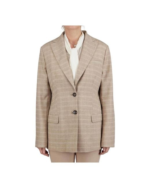 Kiton Natural Blazers