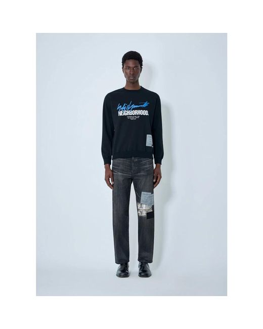 Yohji Yamamoto Blue Sweatshirts for men