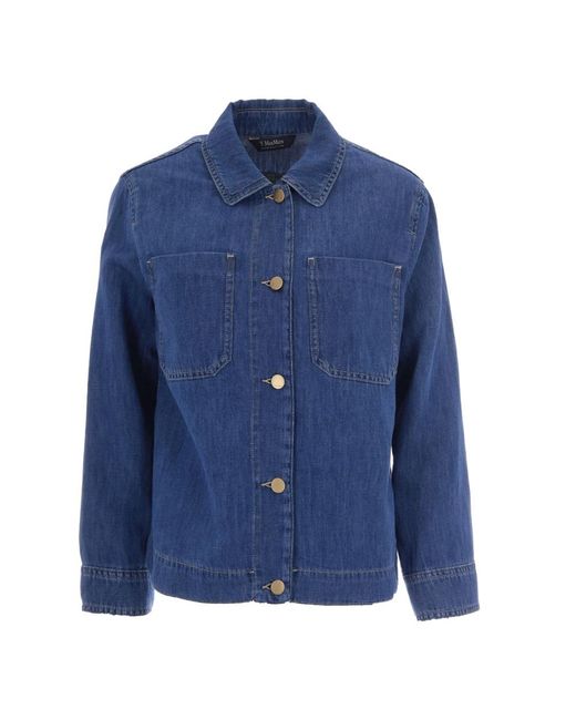 Max Mara Blue Denim Jackets