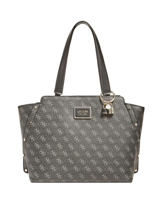Guess Gray Shopping Bags