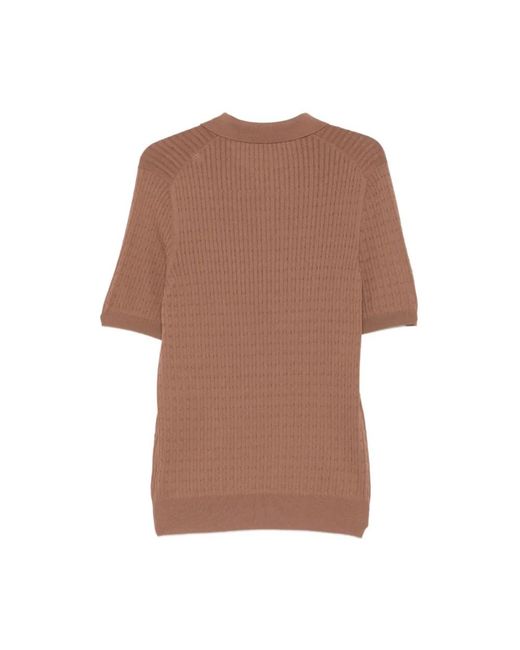 Tagliatore Brown Polo Shirts for men
