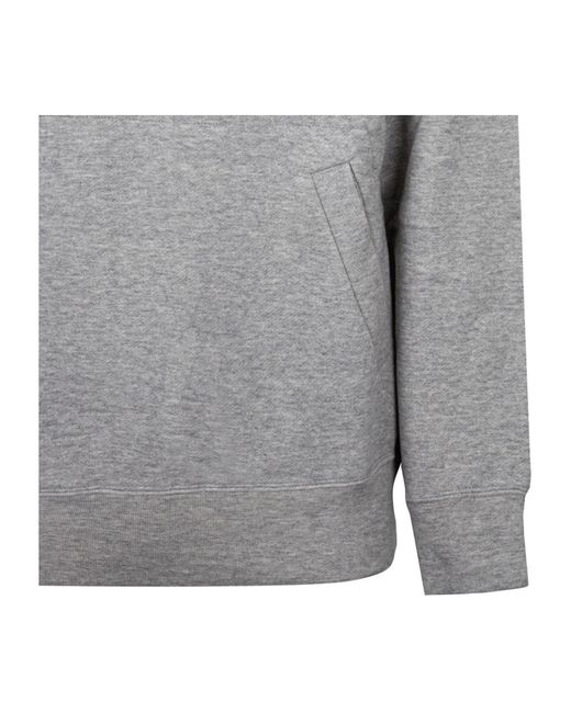 Comme des Garçons Grauer hoodie mit diagonalen taschen in Gray für Herren