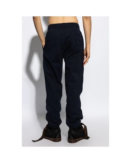 Trousers > sweatpants Burberry pour homme en coloris Blue