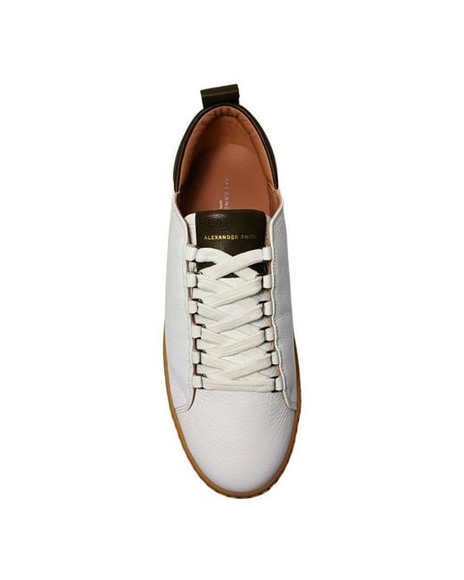 Alexander Smith White Sneakers for men