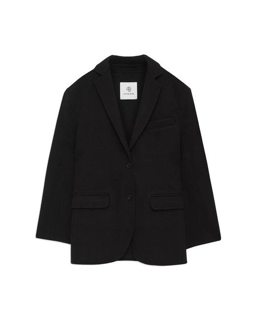 Anine Bing Black Wool Blazer