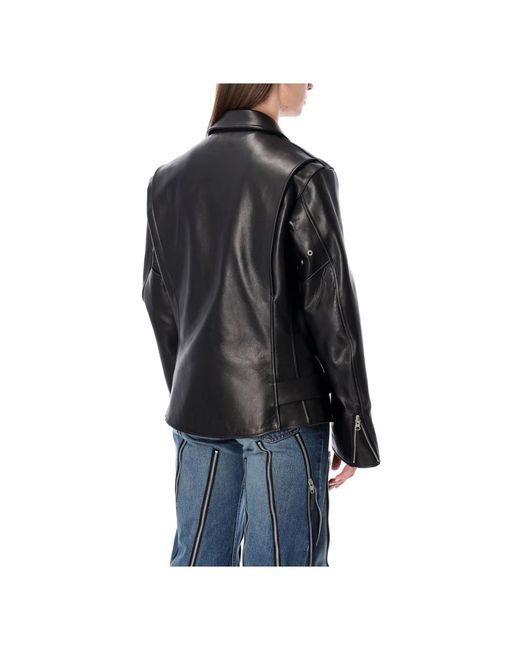 Leather Jackets Junya Watanabe de color Black