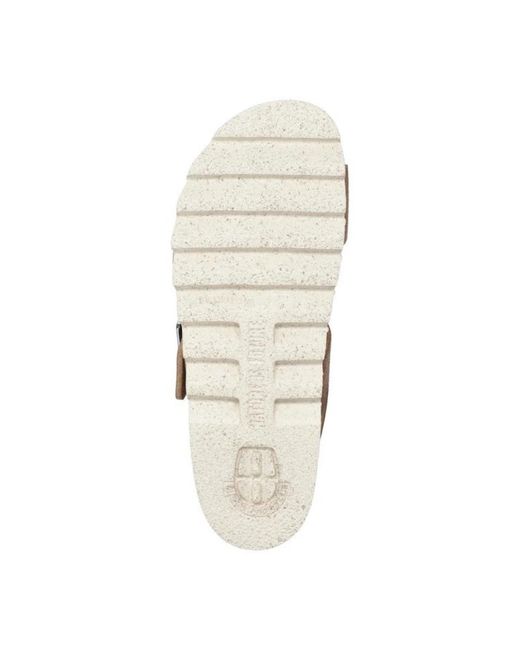 Mephisto Brown Breite ergonomische sandalen mit schnallenverschluss