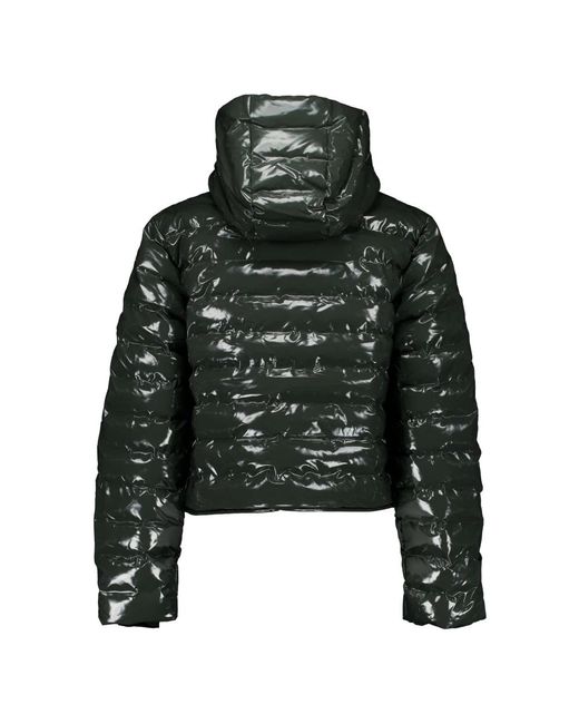 Rains Jassen ,Groen ,Leer Lohja Short Puffer Jacket W3T2 in het Green