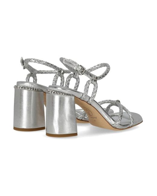Ash Metallic High Heel Sandals