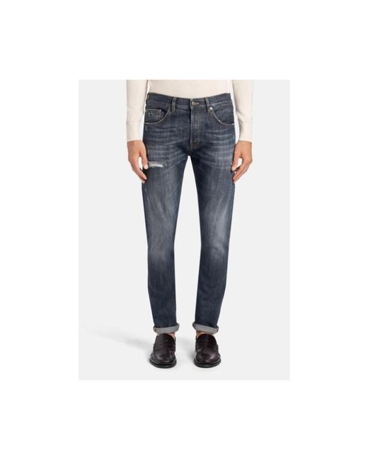 Dondup Blue Slim Fit Jeans for men