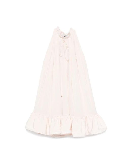 Lanvin White Short Dresses