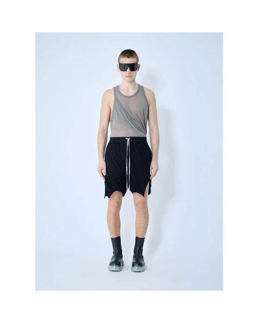 Rick Owens Blue Casual Shorts for men