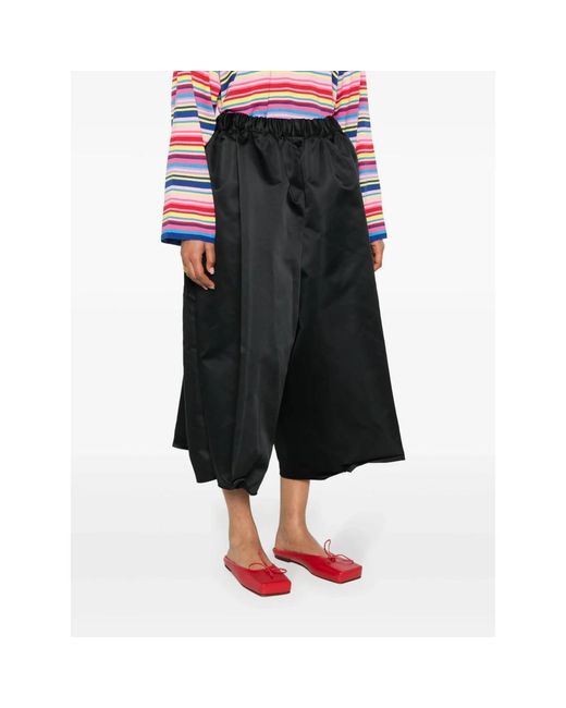Trousers > cropped trousers Comme des Garçons en coloris Black